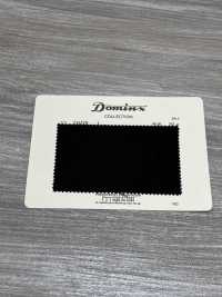 21522D-1 3-fädiges, Hochgedrehtes Garn, 100 % Wolle, DOMINX (Dominx) Schwarz[Textil] Kuzuri-Wollstoff (DOMINX) Unterfoto