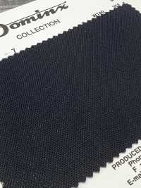 21522D-7 3-fädiges, Hochgedrehtes Garn, 100 % Wolle, DOMINX (Dominx) Schwarz[Textil] Kuzuri-Wollstoff (DOMINX) Unterfoto