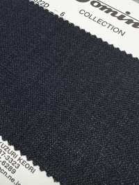 21522D-6 3-fädiges, Hochgedrehtes Garn, 100 % Wolle, DOMINX (Dominx) Dunkelgrau[Textil] Kuzuri-Wollstoff (DOMINX) Unterfoto