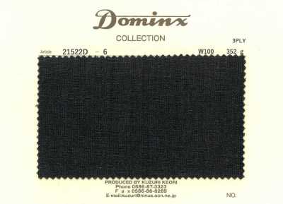21522D-6 3-fädiges stark gedrehtes Garn 100% Wolle DOMINX(ドミンクス) dunkelgrau