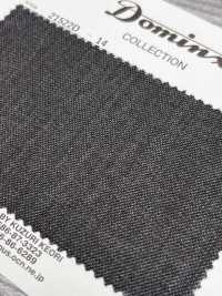 21522D-14 3-fädiges, Hochgedrehtes Garn, 100 % Wolle, DOMINX (Dominx) Braun[Textil] Kuzuri-Wollstoff (DOMINX) Unterfoto