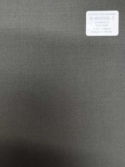 M20255-7 KUNISHIMA1850 Exklusive Linie [SUPER EXCLUSIVE Gabardine] Graubeige Uni