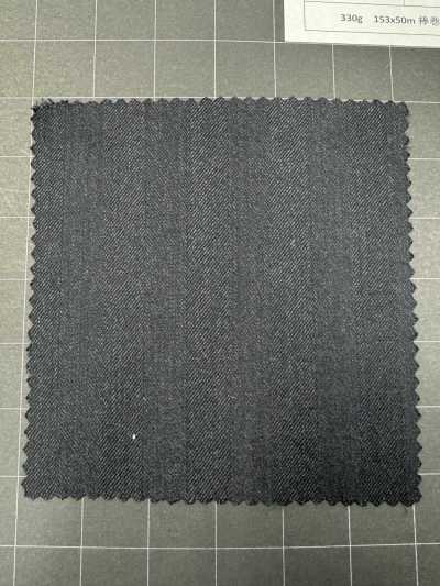 EBFW34-18 [Begrenzter Bestand] Nikke Textile Stoff MAFsuper120's Dunkelgraues Fischgrät