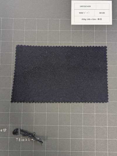 1AFC62-39 [Begrenzter Lagerbestand] Nikke Textile MAF Beaver Stoff Marine für Mäntel