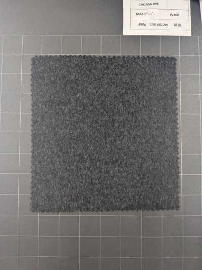 1AGA56-98 [Nur solange der Vorrat reicht] Nikke Textile Stoff MAF Beaver Dunkelgrau für Mäntel