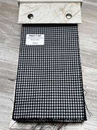 PR6511-WT Standard Japanische Premium Super120 Stretch Houndstooth Grau[Textil] Weitere Fotos