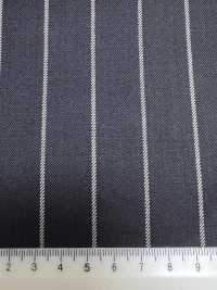 PR6521-DN Standard Japanisch Premium Super 120's Stretch-Streifen Dunkelmarineblau[Textil] Weitere Fotos