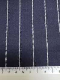 PR6521-NV Hochwertiger Japanischer Standard-Stretchstreifenstoff Aus Super120's-Wolle In Marineblau[Textil] Weitere Fotos