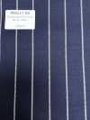 PR6521-NV Hochwertiger Japanischer Standard-Stretchstreifenstoff Aus Super120's-Wolle In Marineblau