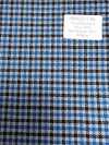 MH6511-BL Standard-Japanischer Woll-Mohair-Kammgarn (Tonic-Stil), Karomuster, Blau
