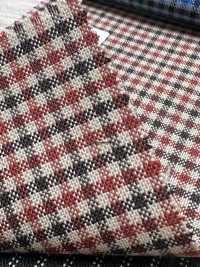 MH6511-BR Standard-japanischer Woll-Mohair-Kammgarnstoff (Tonic-Stil), Karomuster, Braun[Textil] Weitere Fotos