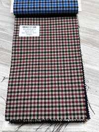 MH6511-BR Standard-japanischer Woll-Mohair-Kammgarnstoff (Tonic-Stil), Karomuster, Braun[Textil] Weitere Fotos