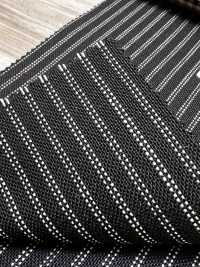 MH6521-BK Standard-Japanische Woll-Mohair-Kammgarnstreifen (Tonic-Stil), Schwarz[Textil] Weitere Fotos