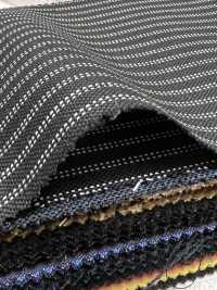 MH6521-BK Standard-Japanische Woll-Mohair-Kammgarnstreifen (Tonic-Stil), Schwarz[Textil] Weitere Fotos
