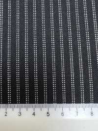 MH6521-BK Standard-Japanische Woll-Mohair-Kammgarnstreifen (Tonic-Stil), Schwarz[Textil] Weitere Fotos