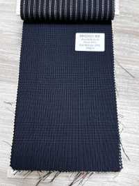 MH2431-NV Standard-Japanisches Woll-Mohair-Kammgarn (Tonic-Stil), Karomuster, Marineblau[Textil] Weitere Fotos
