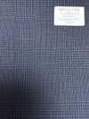 MH2431-NV Standard-Japanisches Woll-Mohair-Kammgarn (Tonic-Stil), Karomuster, Marineblau