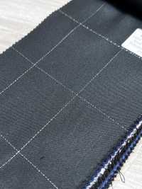 LA5531-DG Standardmäßiger Japanischer Seiden-Lurex-Woll-Stretch-Karo[Textil] Weitere Fotos