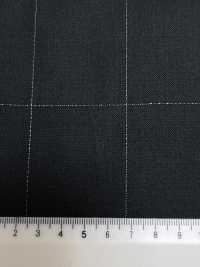 LA5531-DG Standardmäßiger Japanischer Seiden-Lurex-Woll-Stretch-Karo[Textil] Weitere Fotos