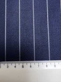 SK5524-BL Standardmäßiger Japanischer Woll-Seiden-Stretchstreifen In Marineblau[Textil] Weitere Fotos