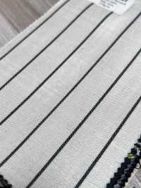 SK5524-WT Standardmäßiger Japanischer Stretch-Stoff Aus Wolle Und Seide, Weiß Gestreift[Textil] Weitere Fotos
