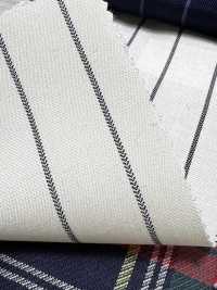 SK5524-WT Standardmäßiger Japanischer Stretch-Stoff Aus Wolle Und Seide, Weiß Gestreift[Textil] Weitere Fotos