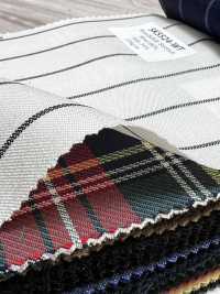 SK5524-WT Standardmäßiger Japanischer Stretch-Stoff Aus Wolle Und Seide, Weiß Gestreift[Textil] Weitere Fotos