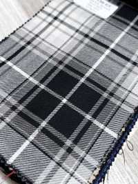 SK5536-GY Standardmäßiger Japanischer Woll-Seiden-Stretchstoff Mit Karomuster, Grau[Textil] Weitere Fotos