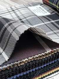 SK5536-GY Standardmäßiger Japanischer Woll-Seiden-Stretchstoff Mit Karomuster, Grau[Textil] Weitere Fotos