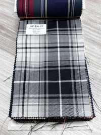 SK5536-GY Standardmäßiger Japanischer Woll-Seiden-Stretchstoff Mit Karomuster, Grau[Textil] Weitere Fotos