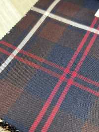 SK5536-BR Standardmäßiger Japanischer Woll-Seiden-Stretch-Karo In Braun[Textil] Weitere Fotos