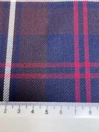 SK5536-BR Standardmäßiger Japanischer Woll-Seiden-Stretch-Karo In Braun[Textil] Weitere Fotos