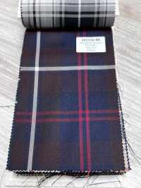 SK5536-BR Standardmäßiger Japanischer Woll-Seiden-Stretch-Karo In Braun[Textil] Weitere Fotos
