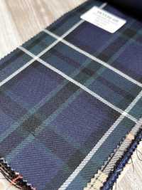 SK5536-GR Standard Japanischer Seide-Wolle-Stretch-Karo Grün[Textil] Weitere Fotos