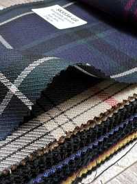 SK5536-GR Standard Japanischer Seide-Wolle-Stretch-Karo Grün[Textil] Weitere Fotos