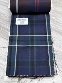SK5536-GR Standard Japanischer Seide-Wolle-Stretch-Karo Grün[Textil] Weitere Fotos
