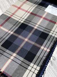 SK5536-BE Standardmäßiger Japanischer Stretch-Karo-Stoff Aus Seide Und Wolle, Beige[Textil] Weitere Fotos