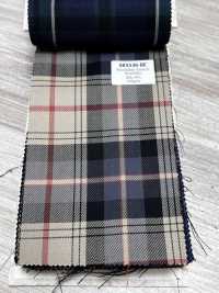 SK5536-BE Standardmäßiger Japanischer Stretch-Karo-Stoff Aus Seide Und Wolle, Beige[Textil] Weitere Fotos