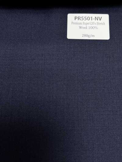 PR5501-NV Standard, in Japan hergestellt, Premium Super120's Stretch, einfarbig Marineblau