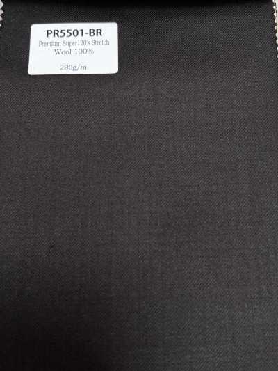 PR5501-BR Standard Made in Japan Premium Super120's Stretch Uni Braun