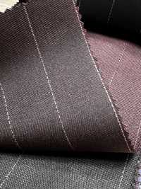 LA5521-DR Klassischer japanischer Seiden-Lamé-Wollstretch-Streifen Dunkelrot[Textil] HOSOI SYOJI Weitere Fotos