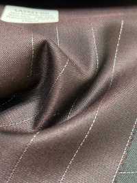 LA5521-DR Klassischer japanischer Seiden-Lamé-Wollstretch-Streifen Dunkelrot[Textil] HOSOI SYOJI Weitere Fotos
