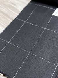 LA5531-BK Klassisches in Japan hergestelltes Seiden-Lamé-Woll-Stretch-Karo Schwarz[Textil] HOSOI SYOJI Weitere Fotos