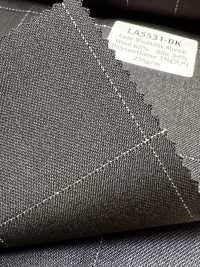 LA5531-BK Klassisches in Japan hergestelltes Seiden-Lamé-Woll-Stretch-Karo Schwarz[Textil] HOSOI SYOJI Weitere Fotos