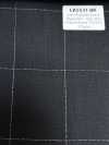 LA5531-BK Klassisches in Japan hergestelltes Seiden-Lamé-Woll-Stretch-Karo Schwarz