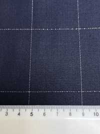 LA5531-NV Klassisches Made in Japan Seiden-Lamé-Woll-Stretch-Karo Marineblau[Textil] HOSOI SYOJI Weitere Fotos