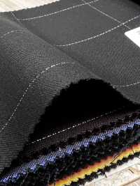 LA5531-GR Klassisches Made in Japan Seiden-Lame-Woll-Stretch-Karo Grün[Textil] HOSOI SYOJI Weitere Fotos