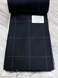 LA5531-GR Klassisches Made in Japan Seiden-Lame-Woll-Stretch-Karo Grün[Textil] HOSOI SYOJI Weitere Fotos