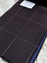 LA5531-DR Standard japanischer Seiden-Lamé Woll-Stretch-Karo, Dunkelrot[Textil] HOSOI SYOJI Weitere Fotos