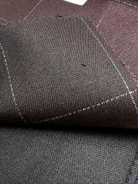 LA5531-DR Standard japanischer Seiden-Lamé Woll-Stretch-Karo, Dunkelrot[Textil] HOSOI SYOJI Weitere Fotos